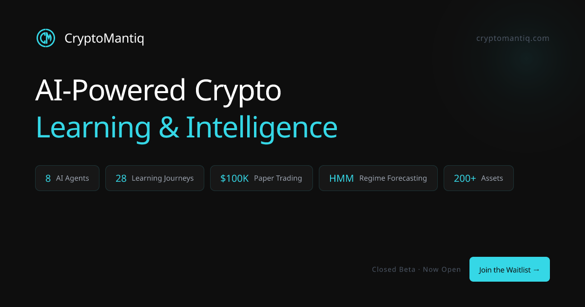 CryptoMantiq — AI Crypto Intelligence Platform